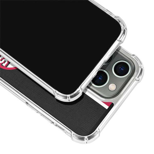 MLB Cincinnati Reds Split iPhone 15 Pro Clear Case